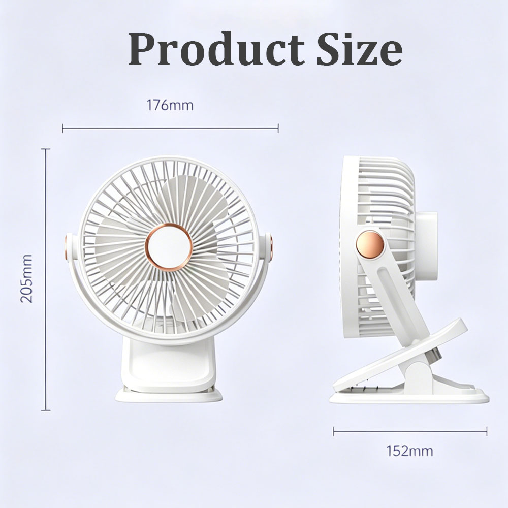 Portable Clip On Fan, 5 Speeds - Oscillating Fan Clip avis et prix