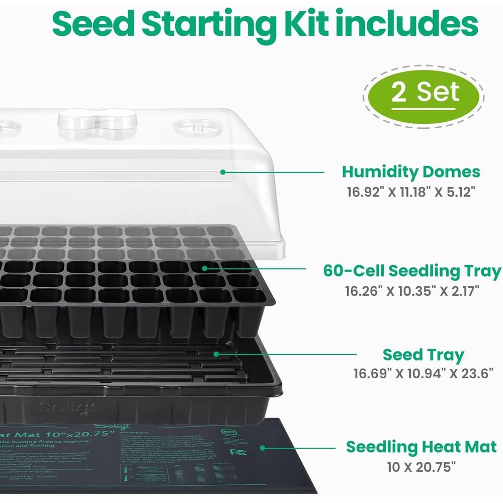 60-Cell Seed Starter Kit - See - Dome Propagation Kit avis et prix