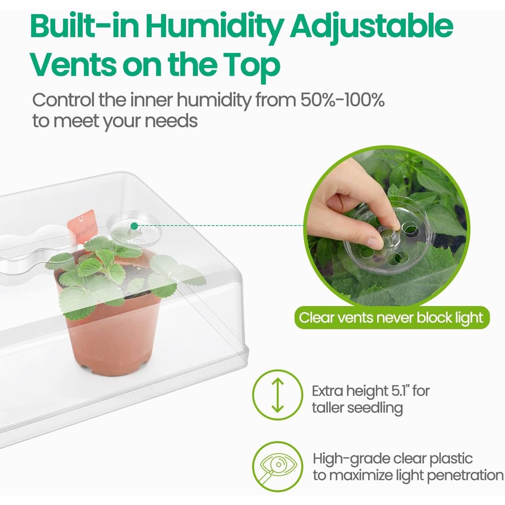 60-Cell Seed Starter Kit - See - Dome Propagation Kit avis et prix