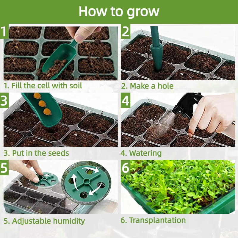 Seed Starter Tray Mini Greenho - Dome Propagation Kit avis et prix