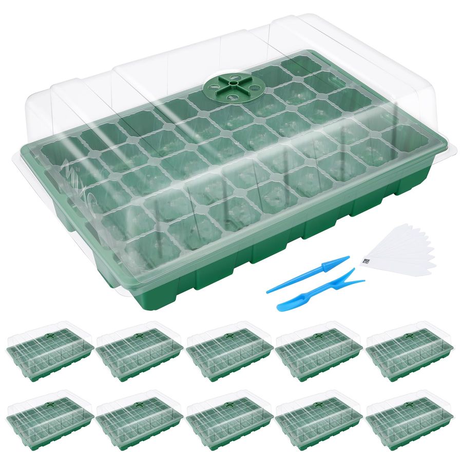 Seedling Trays Seed Starter Tr - Dome Propagation Kit avis et prix