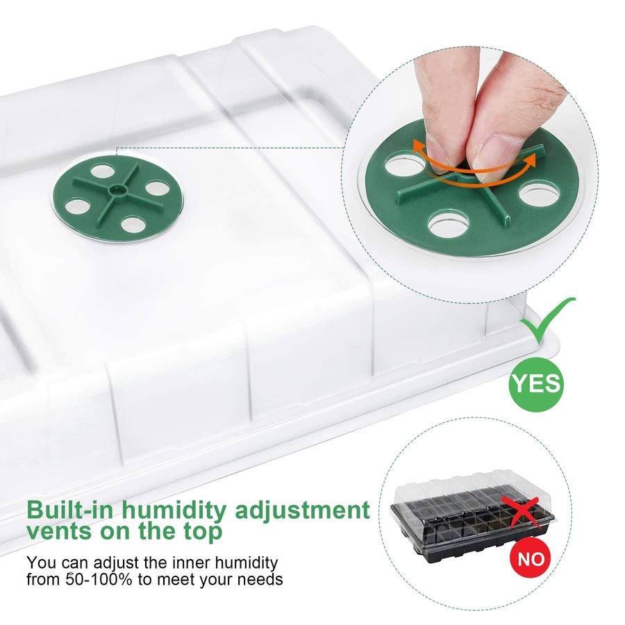 Seedling Trays Seed Starter Tr - Dome Propagation Kit avis et prix