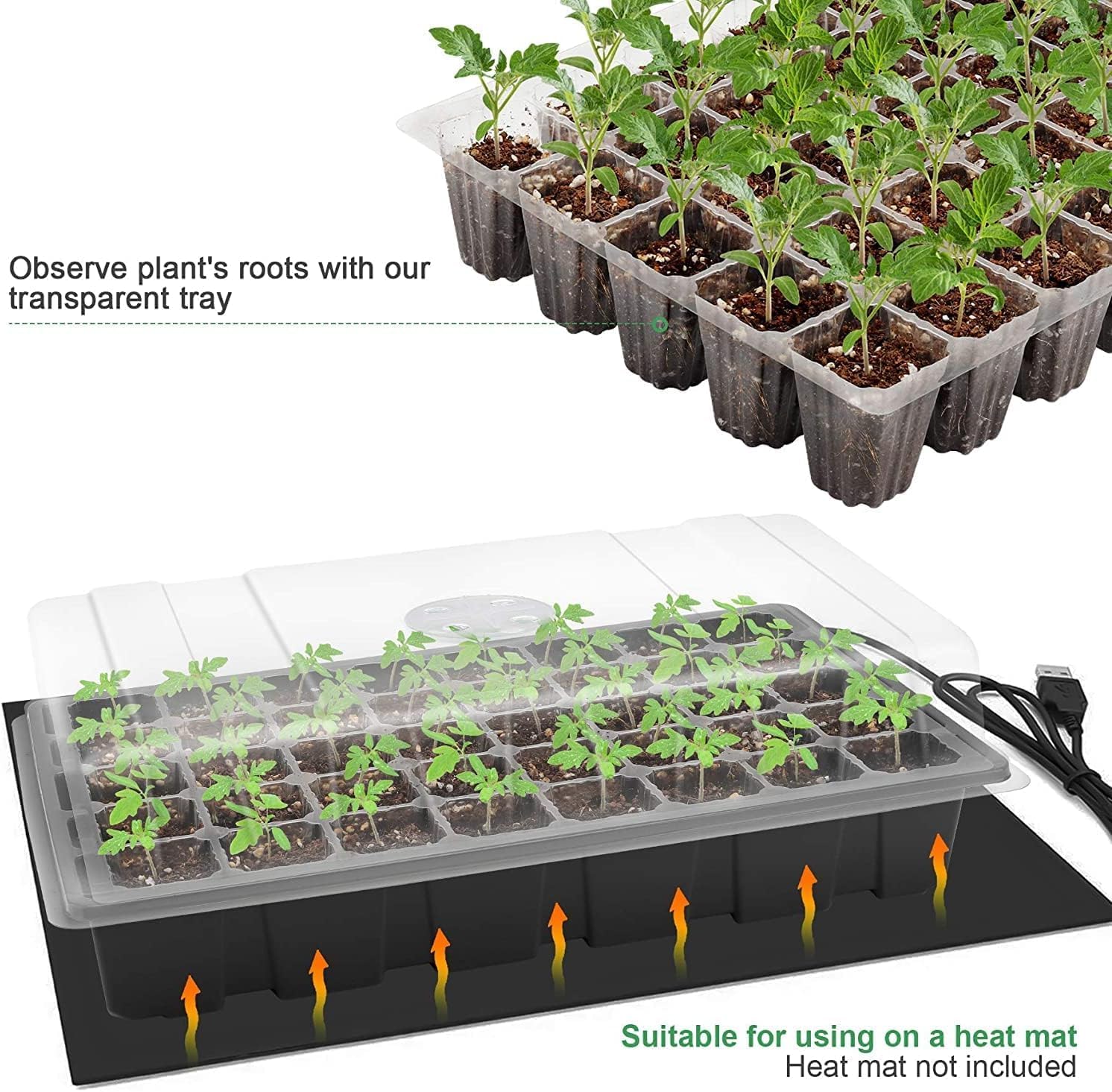 Seed Starter Trays with Humidi - Dome Propagation Kit avis et prix
