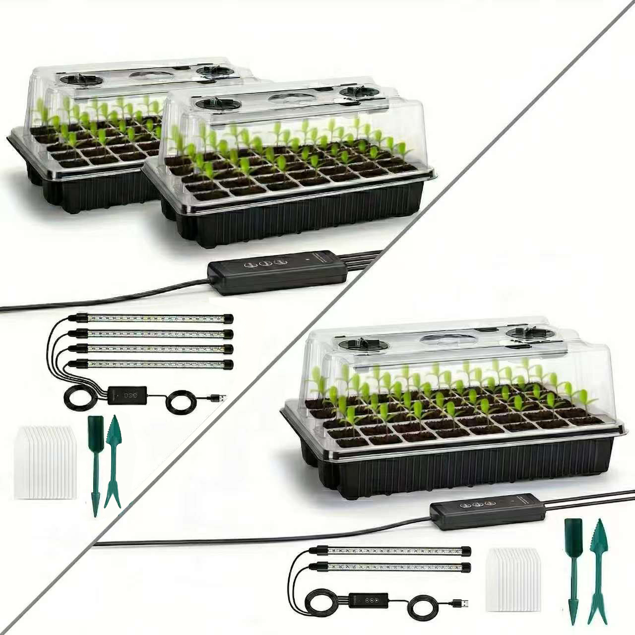 40/Cell Seed Starter Kit with  - Dome Propagation Kit avis et prix