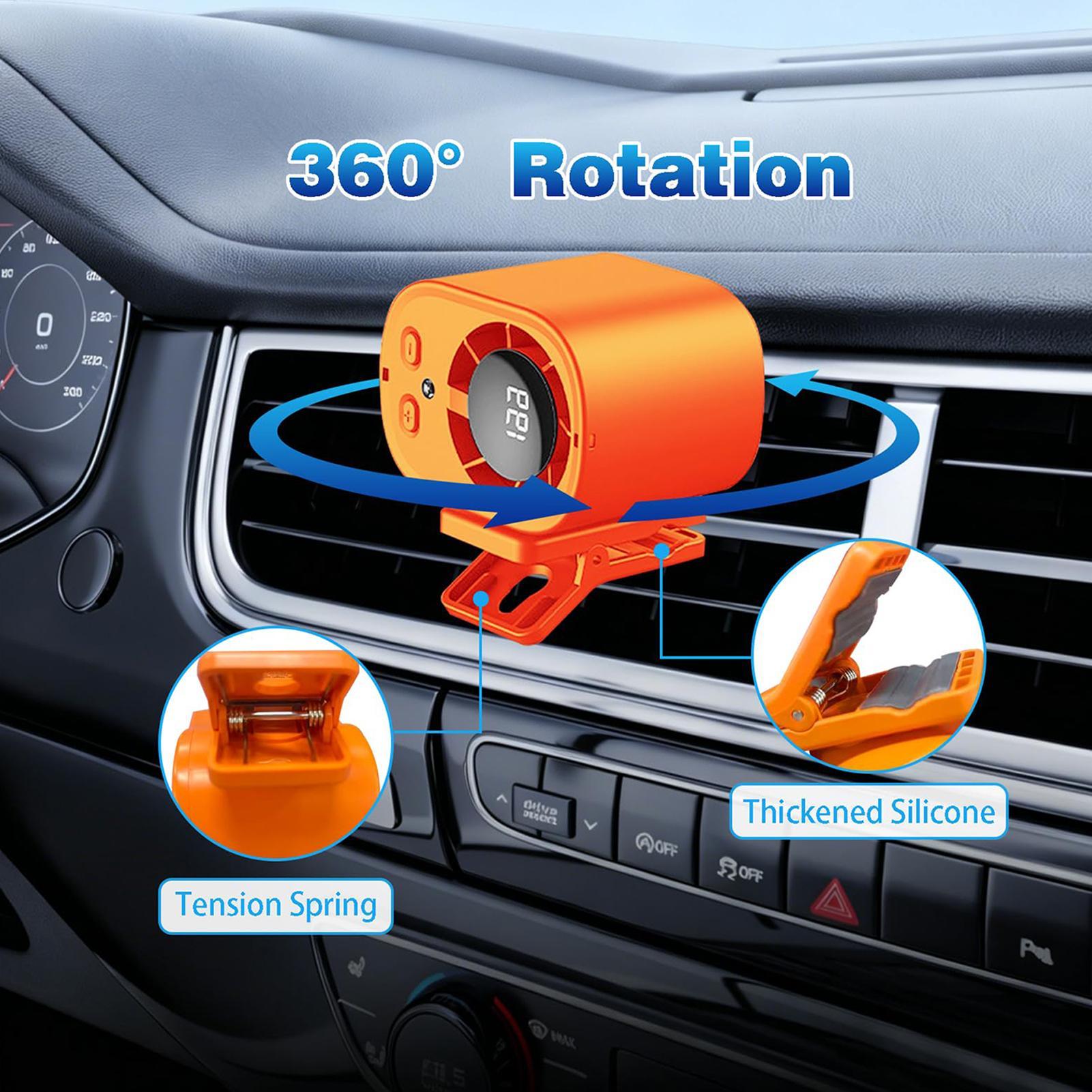 Portable Car Clip Fan 360 Degr - Oscillating Fan Clip avis et prix