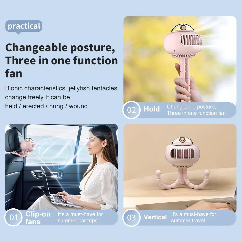 Mini Stroller Fan, Automatic O - Oscillating Fan Clip avis et prix