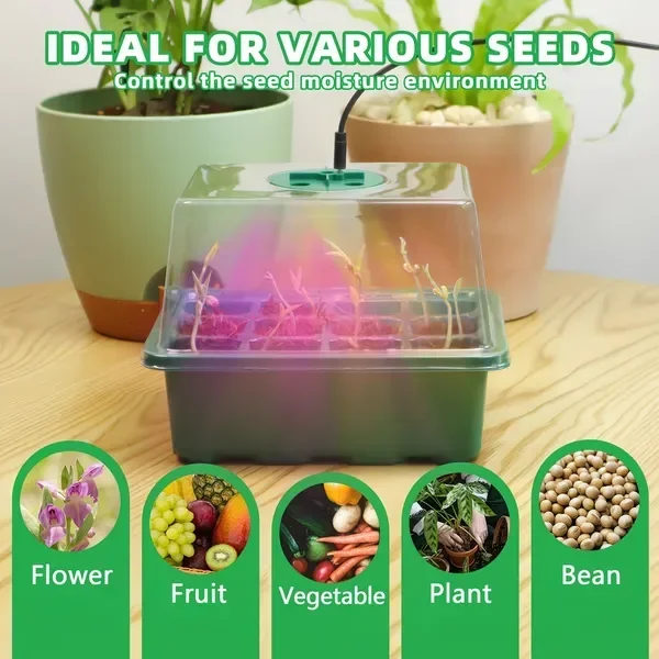 5-Pack Seed Starter Kit with L - Dome Propagation Kit avis et prix