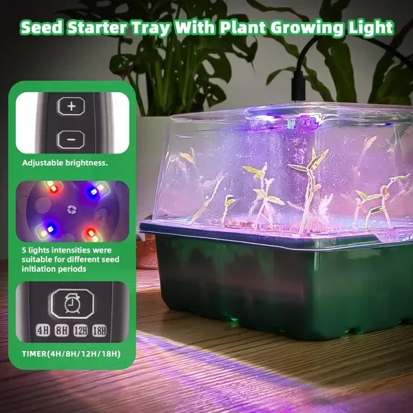 5-Pack Seed Starter Kit with L - Dome Propagation Kit avis et prix
