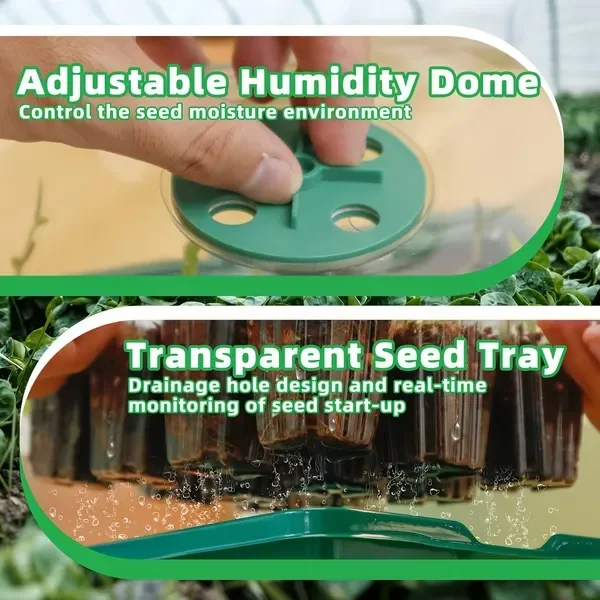 5-Pack Seed Starter Kit with L - Dome Propagation Kit avis et prix