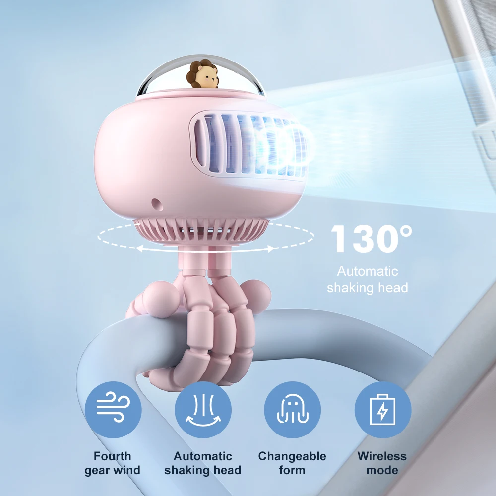 Stroller Fan, 130° Auto Oscill - Oscillating Fan Clip avis et prix
