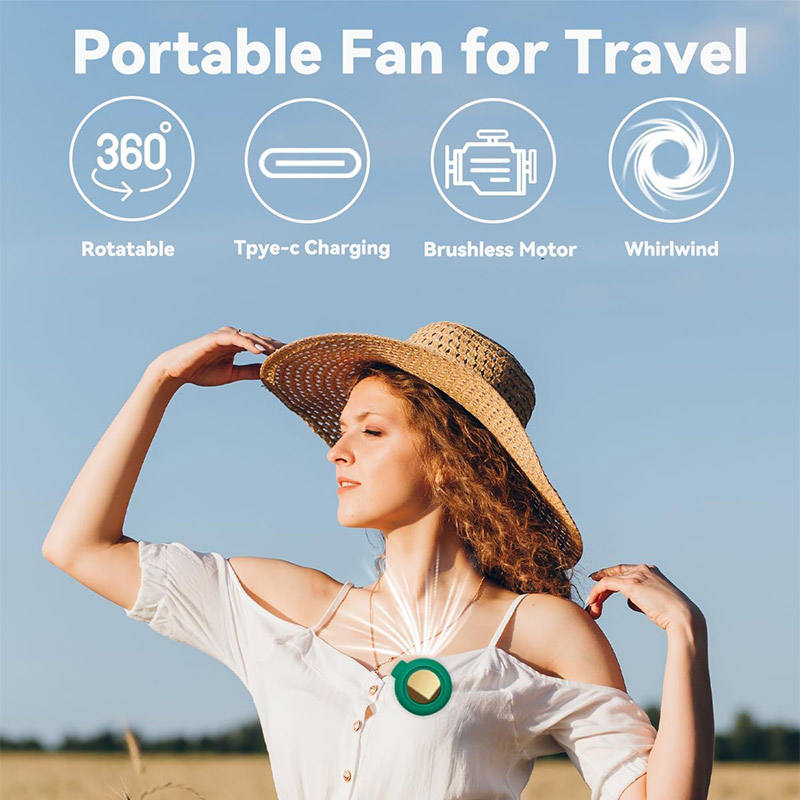 Portable Silent Mini Bladeless - Oscillating Fan Clip avis et prix