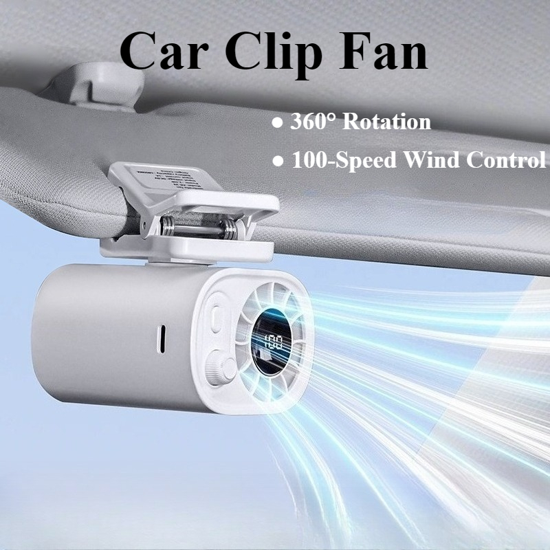 Hipacool Portable Car Clip Fan - Oscillating Fan Clip avis et prix