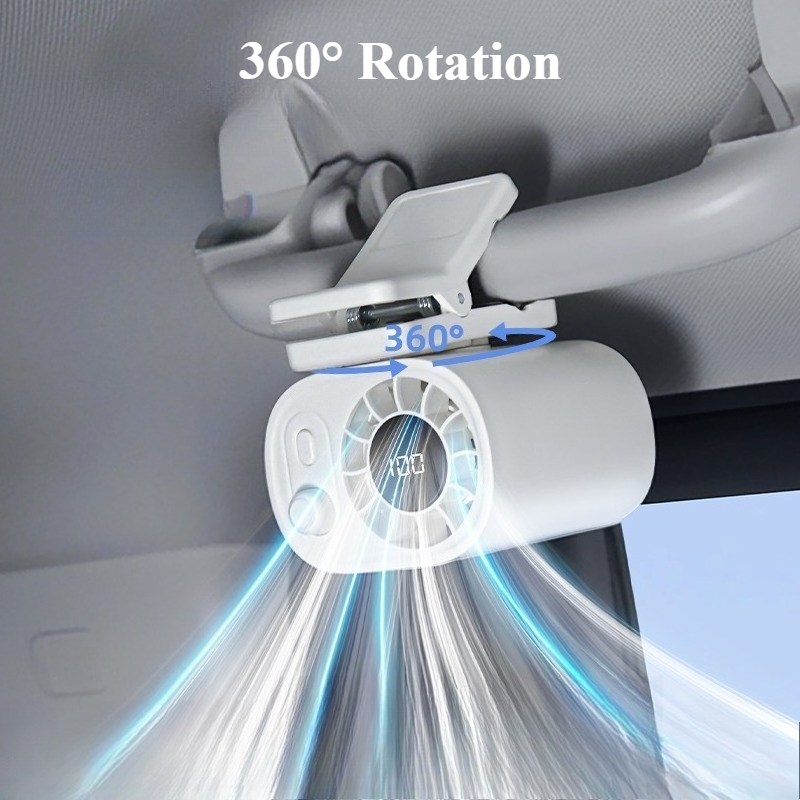 Hipacool Portable Car Clip Fan - Oscillating Fan Clip avis et prix