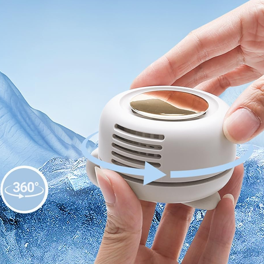 USB Mini Portable Fan Bladeles - Oscillating Fan Clip avis et prix