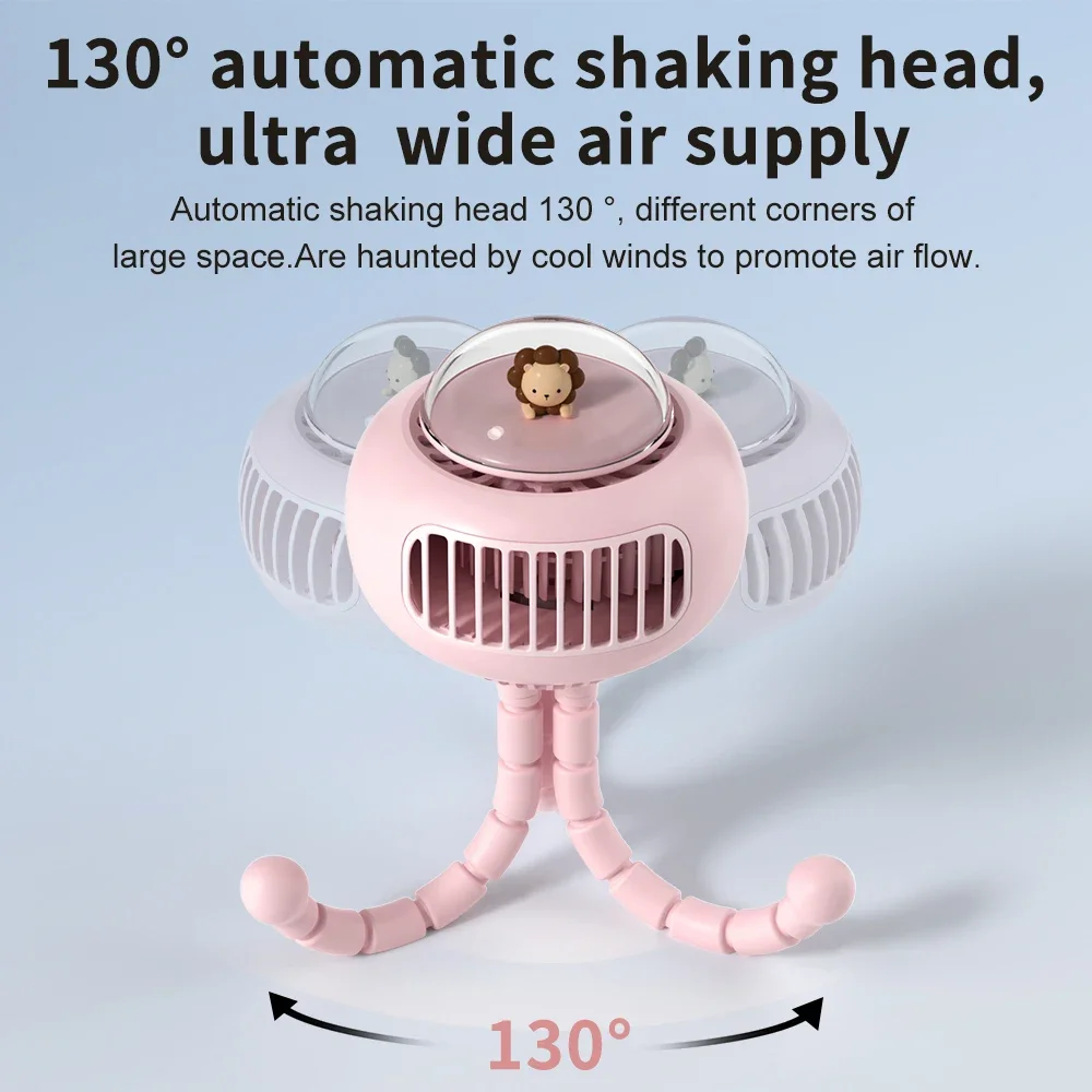 Stroller Fan, 130° Auto Oscill - Oscillating Fan Clip avis et prix