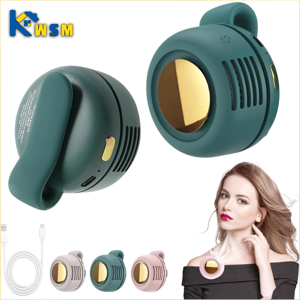 Mini Bladeless Fan USB Recharg - Oscillating Fan Clip avis et prix