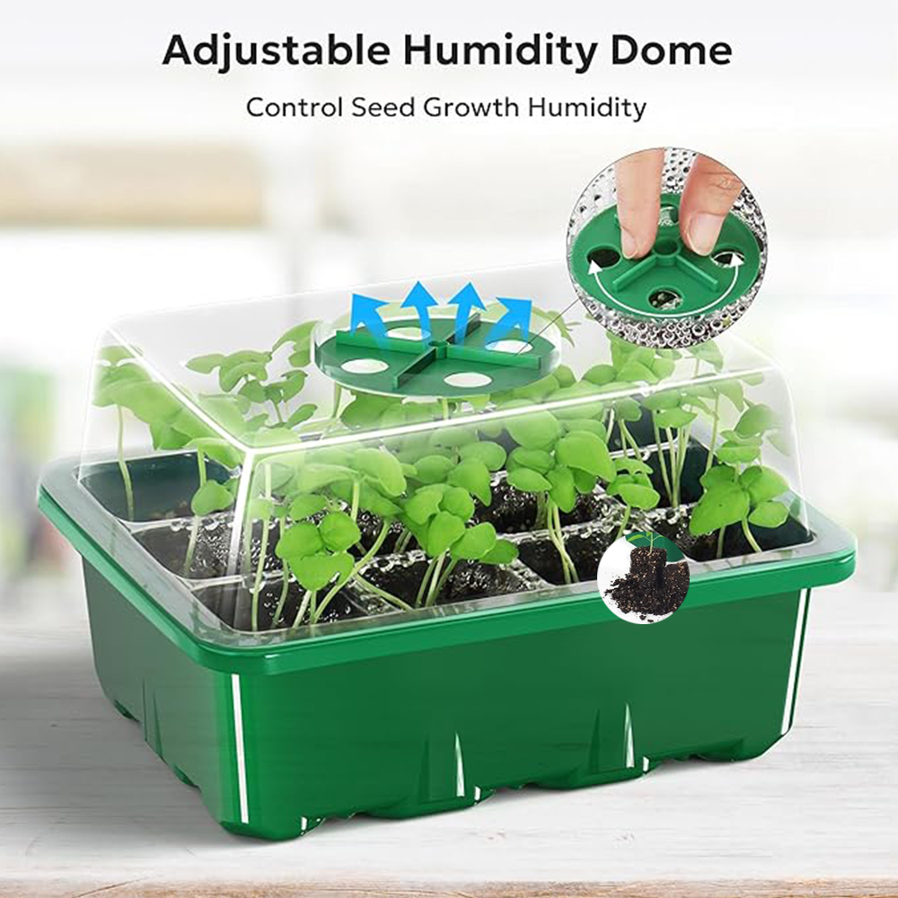 10pcs/set Seedling Trays Seed  - Dome Propagation Kit avis et prix