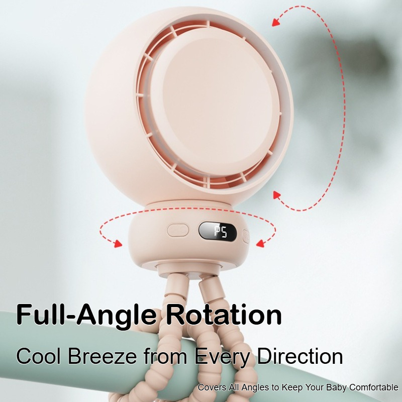 Octopus Stroller Fan - Auto-Os - Oscillating Fan Clip avis et prix